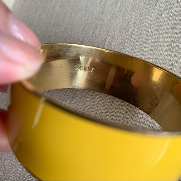 JCREW yellow enamel bangle bracelet - Picture 2 of 5